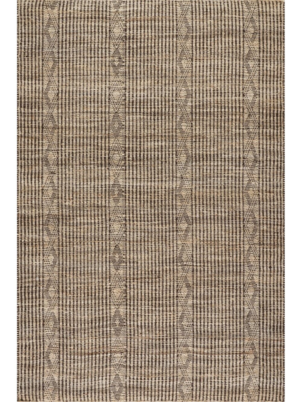Annie Selke Cyris Trellis Handmade Jute Rug | Neutral Rug Size 6'x9'